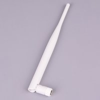 1PC 2.4GHz White WiFi Antenna 5dBi Aerial RP SMA Male Connector 2.4g Antenna