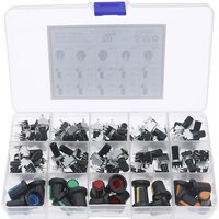 70Pcs 10Value 3Pin With knobs B1K-B1M RV09 Vertical Adjustable Seal Rotary Potentiometer Assorted Kit