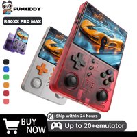 FUNKIDDY Game Console R40XX Pro Max Handheld Game Player 4.2” IPS Screen 4000mAh Battery Built-in Wi-Fi Retro Gaming Console