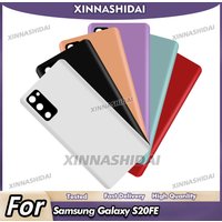 Battery Back Cover For Samsung Galaxy S20 FE G7810 Rear Panel With Camera Lens Housing Case Replacement Repair Parts