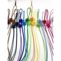 DIY Handmade Tassel Creative Semi-Finished Product Jade Thread Fringe Mobile Phone Strap Special Small Bookmark 100 Pieces