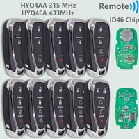 HE 315/433MHz ID46 Chip Car Remote Key For Chevrolet HYQ4AA HYQ4EA Malibu Cruze Spark Camaro Equinox Volt Blazer Traverse Sonic