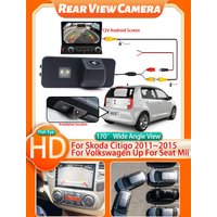 HD 170° For Volkswagen Up For Seat Mii For Skoda Citigo 2011~2015Car Reverse Backup HD Rear View Parking Camera Night Vision CCD