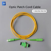 1.5M/2M/3M/5M/10M/15M/20M/30M Fiber Optic Cables SC/APC SC/APC Indoor Fiber Optics Patch Cord Extension Wire Free Adapter
