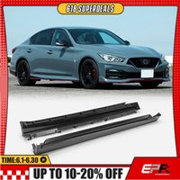 Nismo Type Side Skirt For Infiniti Q50 V37 (Fits Pre-facelift & facelift model) PP Plastic