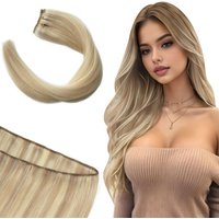 Ash Blonde Hair Wefts Human Hair Sew in Blonde Highlight Human Hair Weft Extensions Full Ends Double Weft Remy Hair Extensions