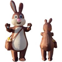 Backpack Rabbit Inflatable Clothing Company Event Props Party Dress up Team Interactive Games Clothing