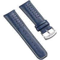 Genuine leather watch strap suitable for Citizen Blue Angels AT8020-03L JY8085 men's leather strap 22/23mm
