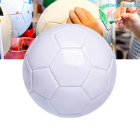 White Soccer Ball Size 5 Official Size Lightweight For Kids Adult Football Toy Educational Plaything Sports PVC DIY Giftproduct