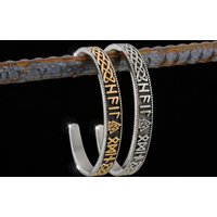 Viking Valknut Bracelet Men's Stainless Steel Hip Hop Vintage Arm Ring Celtic Knot Amulet Jewelry Gift Wholesale Free Mail