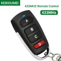KEBIDUMEI Wireless RF 433mhz Remote Control Copy Code Garage Door Gate Duplicator 433 Mhz Key Remote for Electric Opener Car
