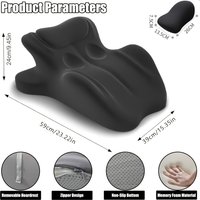 Ergonomic Wedge Pillow for Adults & Couples Multi-Position Support Bed Pillow for Sleeping Prone Sitting Up Back for Massage