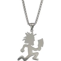 24inch Large 2''Jugallo Hatchetman Necklace Stainless Steel Hatchetman Pendant Charm High Polished Choose Chain
