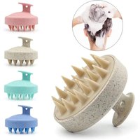 1PC Silicone Shampoo Brush Body Massage Brush Bath Shower Brush Salon Hairdressing Tool Scalp Spa Massage Comb Hair Washing Comb