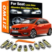 Canbus LED Interior Dome Reading Trunk Light Bulb Kit For Seat Leon 1M 1P 5F Ibiza 6J 6P Alhambra Ateca Arona Exeo Altea Toledo