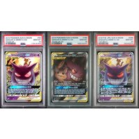 2019 PTCG Gx Gengar Series Proxy Graded Collection Card Diy Sun&Moon Gengar&Mimikyu Gx Team Up #53 Gem Mt 10 Collection Card