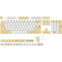 EPOMAKER Sunflower Keycaps Set 133 Cherry Profile Dye-sub Keys for ISO/ANSI Layout 60%/75%/96%/Full Size Mechanical Keyboard