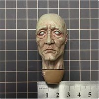 JPT-011 1/6 Soldier Head Carving Calf Armor Kote Mask Model Toy Fit 12'' Action Figure Body In Stock