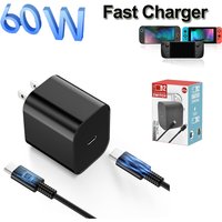 EU/US Fast Charger For Nintendo Switch 2 Console Plug AC Adapter Charging Type C USB Power Supply Wall Charger For NS Accessorie