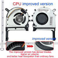 Cooling fan for ASUS FX705 FX705G FX705GM FX86 FX86SM FX505 FX505D FX505DU TUF A17 FA706 IU FA706QR FA706IH F15 FX706