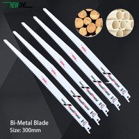 300MM Reciprocating Saw Accessories Saw Blade HSS Material White Steel Coating Suitable For Home DIY Woodworking Cutting Saw