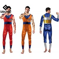 Japanese Anime Cosplay Costume Vegeta Jumpsuit Adult Superhero Bodysuit Carnival Party Outfit Comic Con Costumes Novelty Clothes