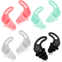 Silicone Earplugs for Multiple Uses | Designed for Sleep and Swimming, Comfortable and Durable, Suitable for Studying, Concerts