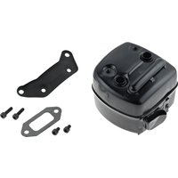 Muffler Exhaust with Muffler Bracket Gasket Screws Kit Fit For Husqvarna 372XP 371 365 362 372 Chainsaw Replace Part 503765302