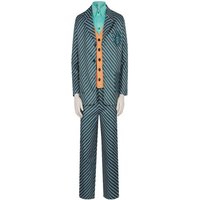 Boq Cosplay Costume Green Shirt Coat Pants with Tie Full Set for Halloween Christmas Party
