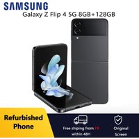 Refurbished Samsung Galaxy Z Flip 4 5G 6.7" 8GB 128/256/512GB NFC Snapdragon Foldable Smart CellPhone Excellent Condition