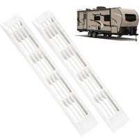 1 Pair Ventilation Rectangle Grill Cover White Air Vent Cover For Caravan RV Marine Boat Ventilation Accessories
