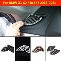 Auto Accessories Central Control Dashboard Air Outlet Trim Frame Sticker Dustproof Frame Cover Kit ABS Fit For BMW X1/X2 2016-19