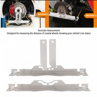 Front End Alignment Tool Wheel Alignment Tool Plate Measurement Stainless Steel for Cars Trucks Off Road Vehicles