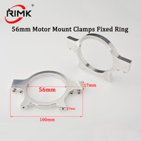 1set B56 Motor Mount Clamps Fixed Ring CNC Aluminum Alloy 56mm for RC Boat 5684 / 5694 Brushless Motor