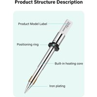 T20 Series soldering iron tips for FX838 soldering station FX8301/8302 soldering Iron