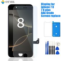 Display For Iphone 7 8 LCD Touch Screen Digitizer Assembly Black White Screen Replacement for iphone 7 8 plus With Glass+ Tools