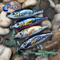 ANFS 1pc 40g 60g 80g Bass Fishing Jigs Metal Jigging Spoon, Artificial Bait Boat Jig Lures Hard Fishing Lure