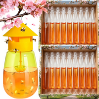 1-30PCS Fruit Fly Trap Killer Plastic Transparent Anti Flies Trap Garden Insect Catcher Orchard Pest Fly Bees Trap Control Tools