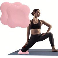2 Pieces Pilates Exercise Non-Slip Yoga Knee Pad - Pilates Workout Durable Portable Thick Cushion Supports Knee Joint Protection