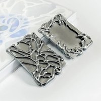 Electroplate Plastic Frame Kpop Idol Photocard Holder Creative 3 Inch Photo Display Sleeve