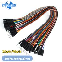 Dupont Line 10cm/20cm/30cm Jumper Wire Dupont Cable Male To Male+Female To Male + Female To Female 20/40pin for Arduino DIY KIT