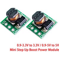 5pcs DC-DC 0.9-3.3V to 3.3V 500mA 0.9-5V to 5V Mini Step Up Boost Power Module DC to DC For Arduino Voltage Converter Module