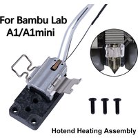 Heating Assembly Kit For Bambu Lab A1/A1mini Hotend Mounting Heating Assembly for Bamboo A1 Mini Hotend 3D Printer Parts