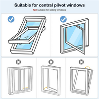 AT16 Roof Window Air Conditioning , White and Waterproof Window for Mobile Air Conditioners (230 Cm )
