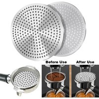 Stainless Steel Micro-Mesh Coffee Puck Screen 51/53/58mm Double-Layer Espresso Coffee Mesh Filter Reusable Coffee Filter Screen