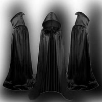 Halloween Costume Adult Death God Cape with Hat Vampire Cape Wizard Robe for Masquerade Parties and Performances