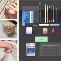 999 Sterling Silver Clay Jewelry Making Set DIY Handwork Creative Modeling Couple Ring/necklace Pendant Complete Set Materials