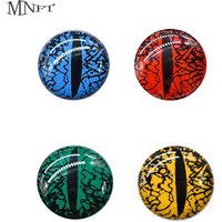 MNFT 100Pcs 3D Fishing Eyes Fly Bait Lure Making Material for Saltwater, 6mm/8mm/10mm/12mm