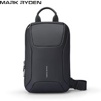 MARK RYDEN RFID Blocking Sling Bag for Men, Anti-theft Organized Chest Pack with Padded Shoulder Strap & Card Pocket