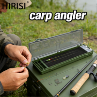 2026 Hirisi Carp Fishing Rig Box Stiff Hair Board with Pins Tangle-Free Rig Storage Wallet Portable Tackle Case